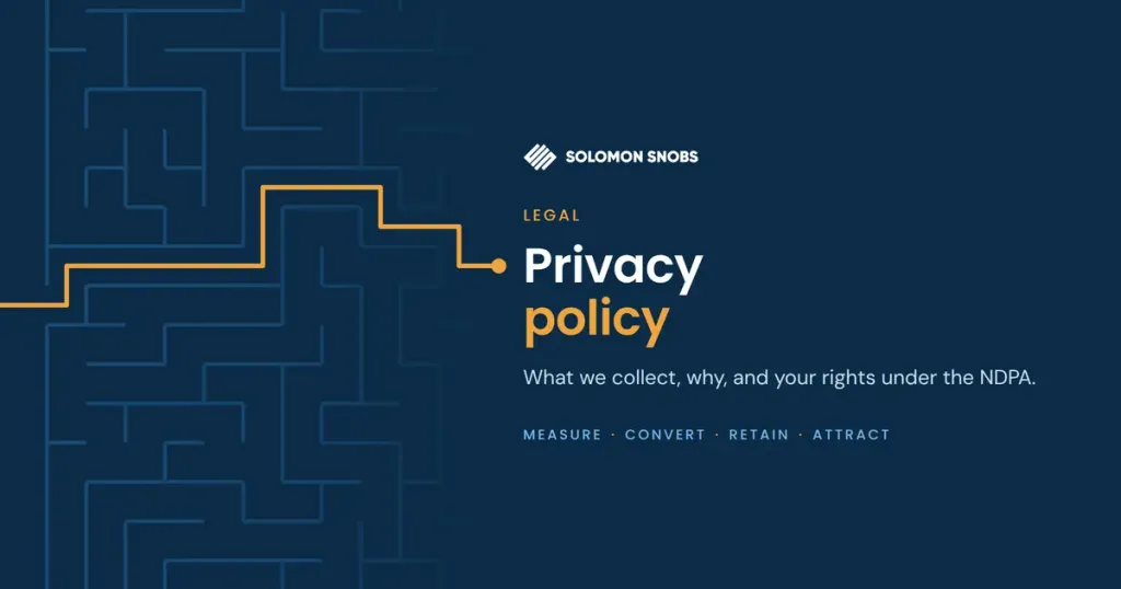 Privacy Policy | Solomon Snobs Digital