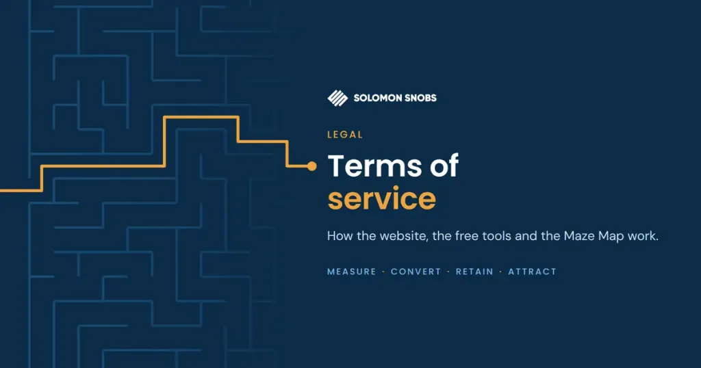 Terms of Service | Solomon Snobs Digital
